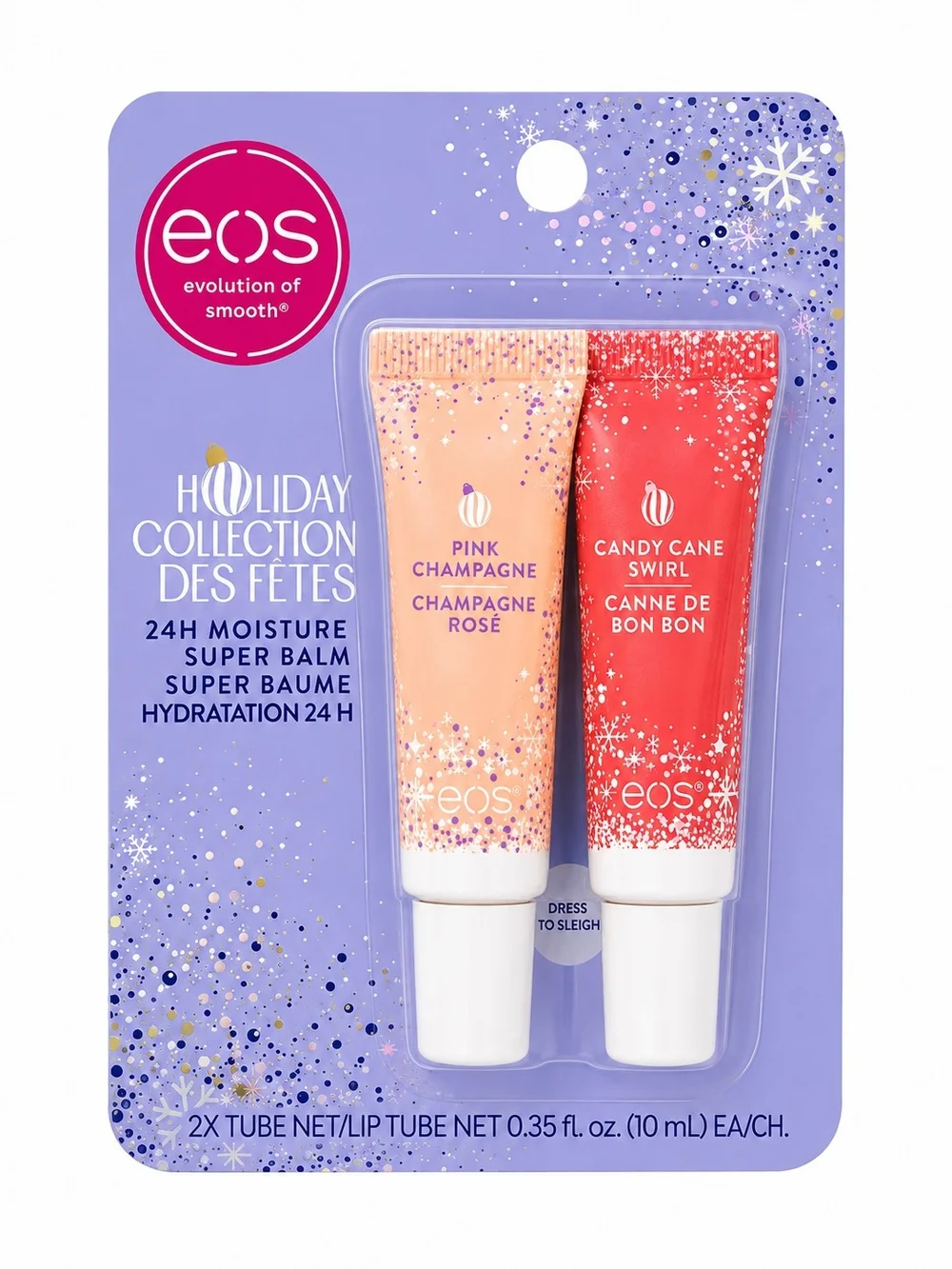 $6 Add On When Bundled with $9+ EOS Holiday Super Balm 2 Pack